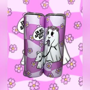 Tasse isotherme 20oz spooky era walking ghost dog